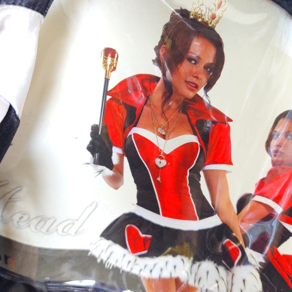 Queen of Hearts L/XL ♥️ Red Queen Adult Halloween Costume